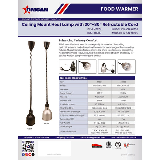 Spec Sheet