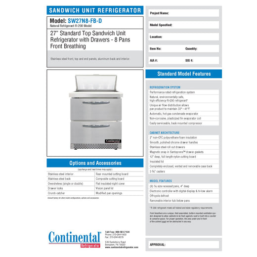Spec Sheet