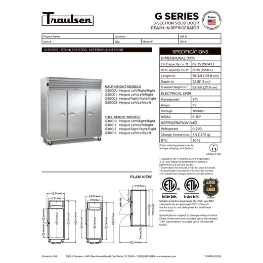 Spec Sheet