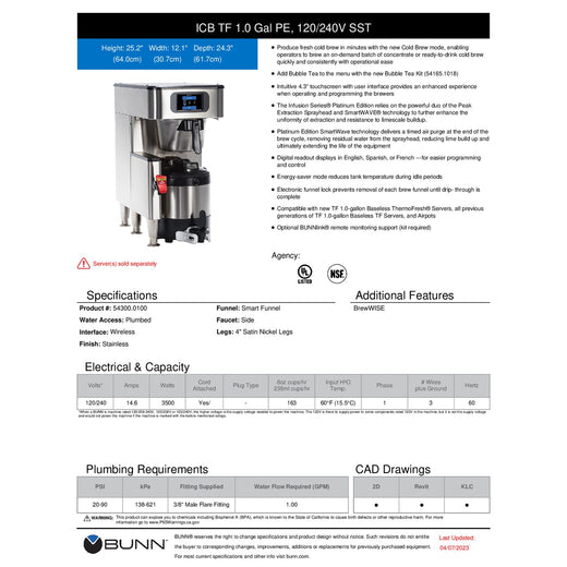 Spec Sheet