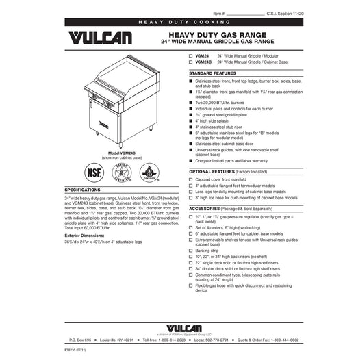 Spec Sheet