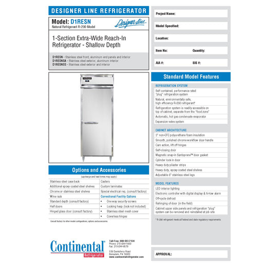 Spec Sheet