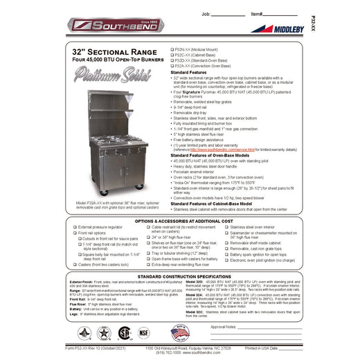 Spec Sheet