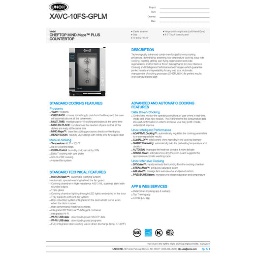 Spec Sheet