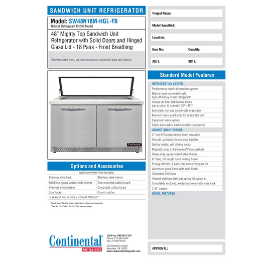 Spec Sheet