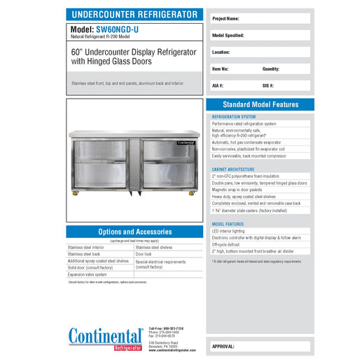 Spec Sheet