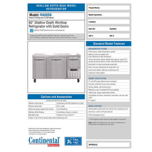 Spec Sheet