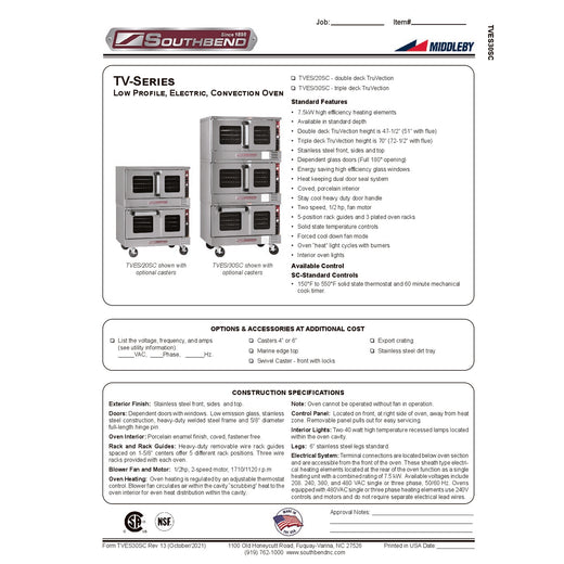 Spec Sheet