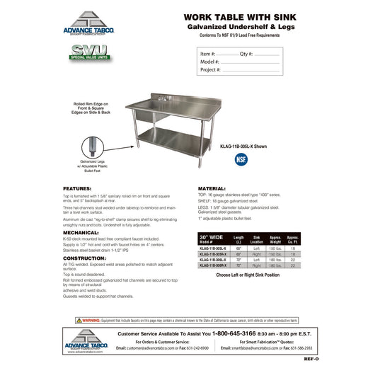 Spec Sheet