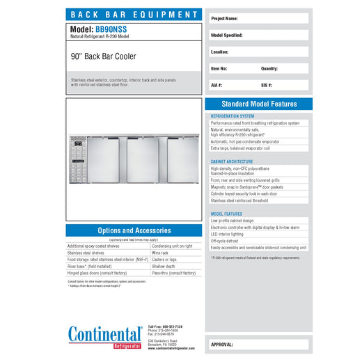 Spec Sheet