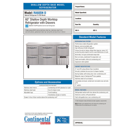 Spec Sheet