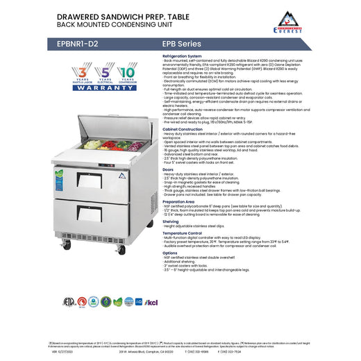 Spec Sheet