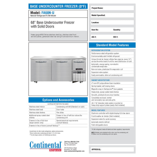 Spec Sheet