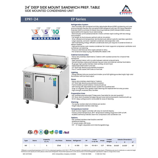 Spec Sheet