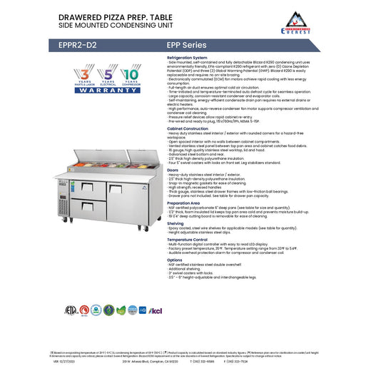 Spec Sheet