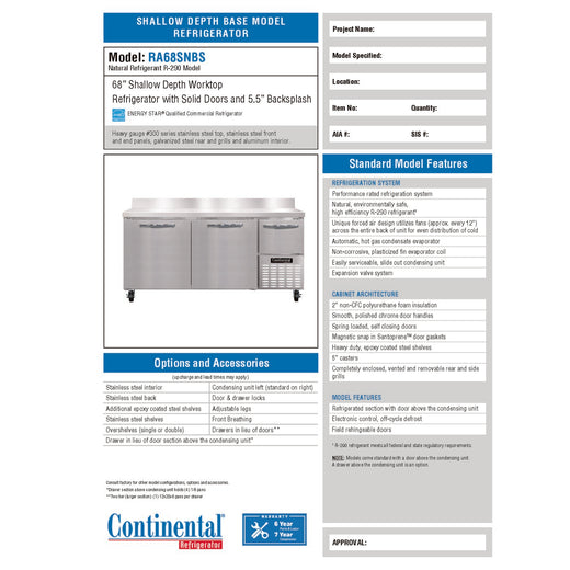 Spec Sheet