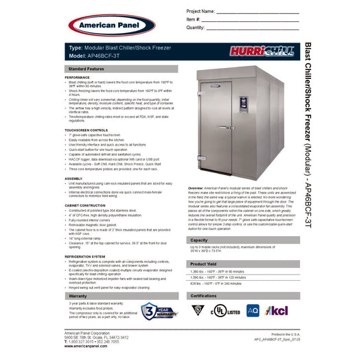 Spec Sheet