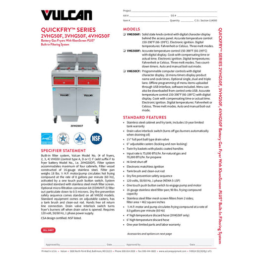 Spec Sheet