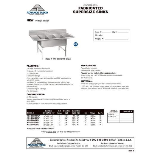 Spec Sheet