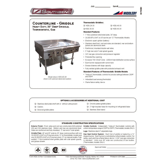 Spec Sheet