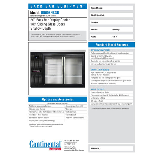 Spec Sheet
