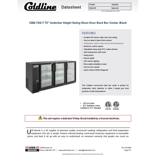 Spec Sheet