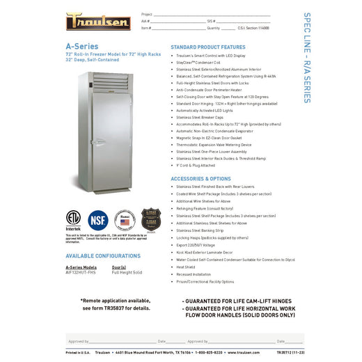 Spec Sheet