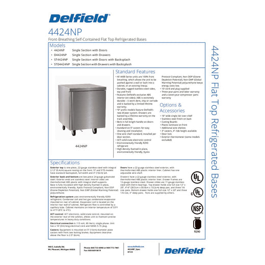 Spec Sheet