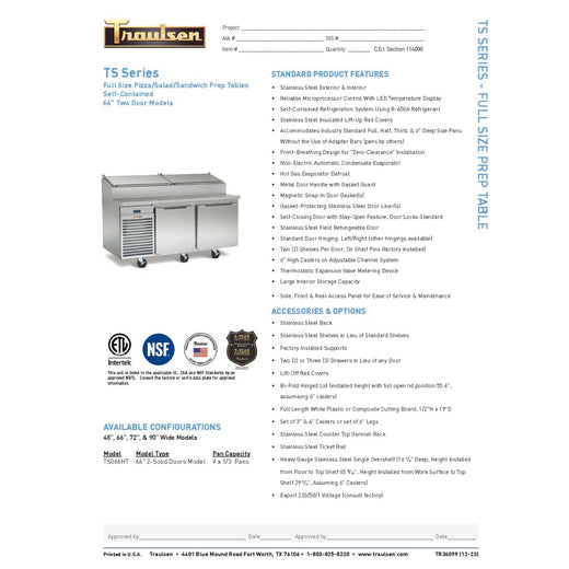 Spec Sheet