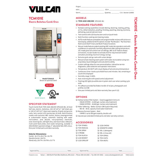 Spec Sheet