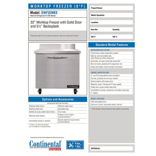Spec Sheet