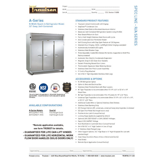 Spec Sheet