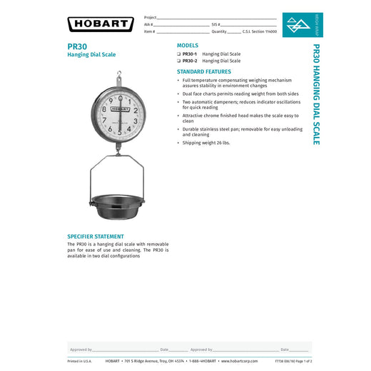 Spec Sheet