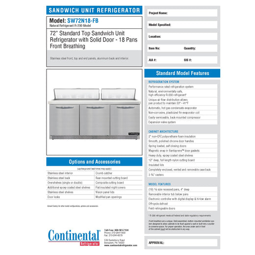 Spec Sheet