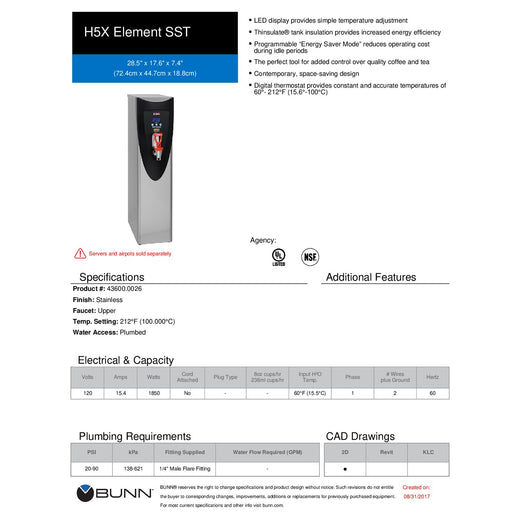 Spec Sheet