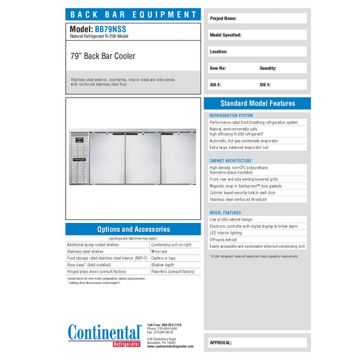 Spec Sheet