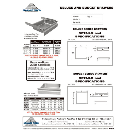 Spec Sheet