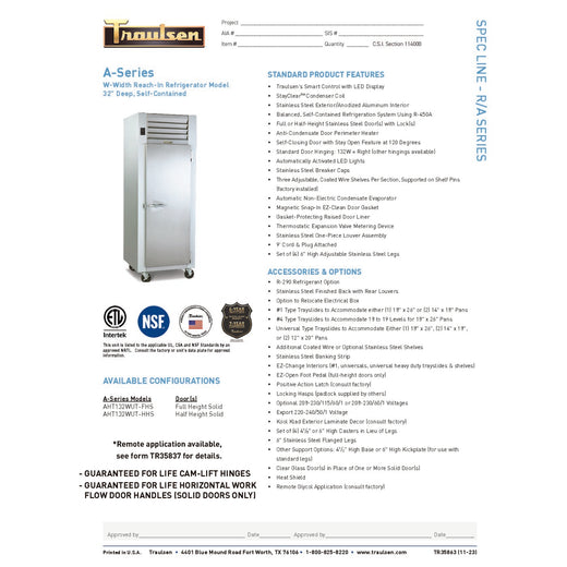 Spec Sheet