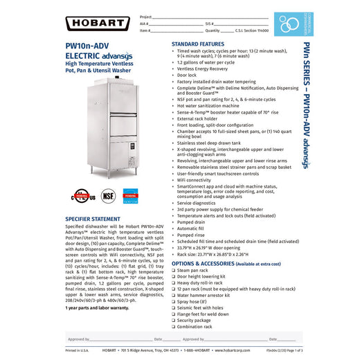 Spec Sheet