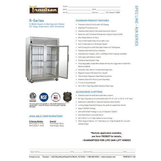 Spec Sheet