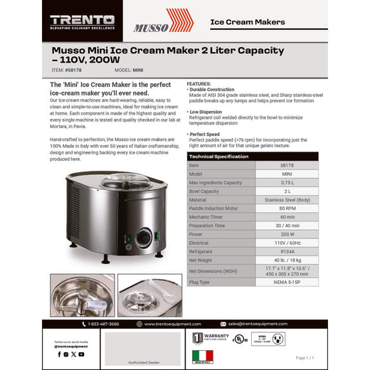 Spec Sheet