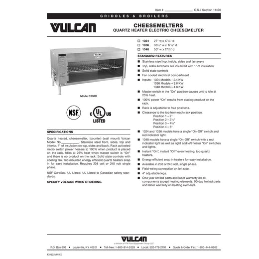 Spec Sheet