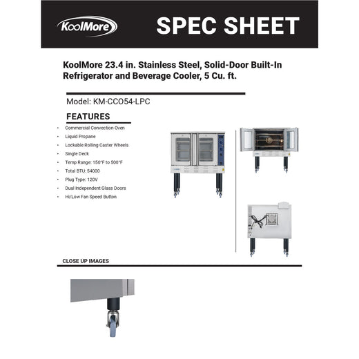 Spec Sheet