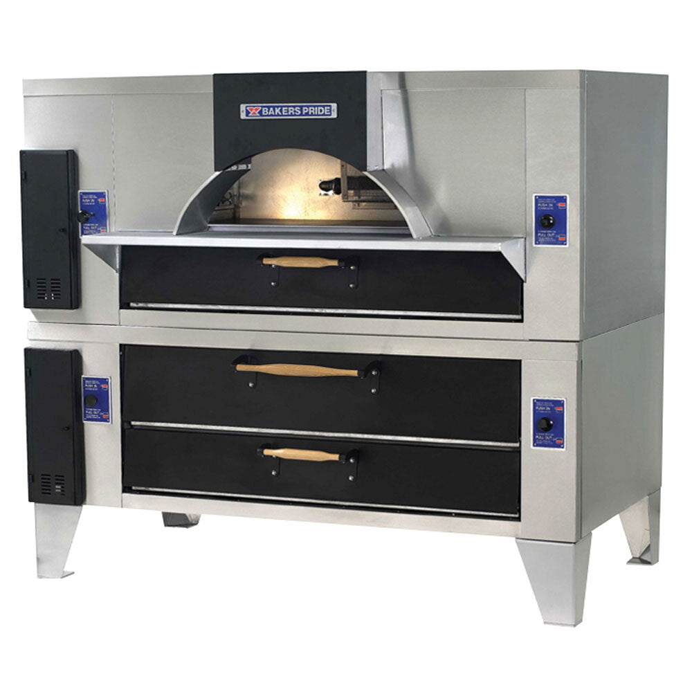 Bakers Pride FC-816/Y-800 Pizza Deck Oven – 2 Decks, 66-inch Deck, Liquid Propane