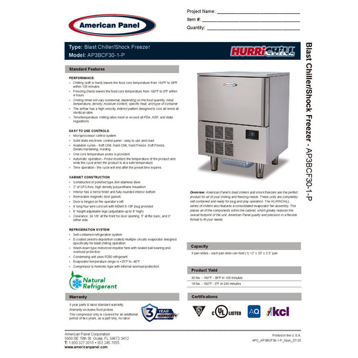 Spec Sheet