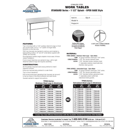Spec Sheet