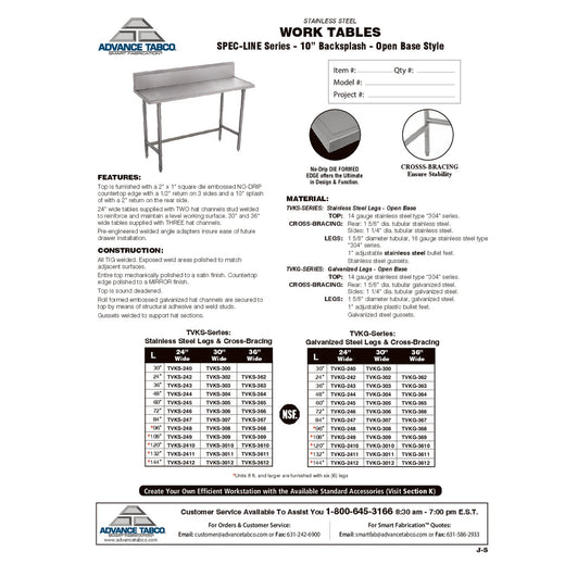 Spec Sheet