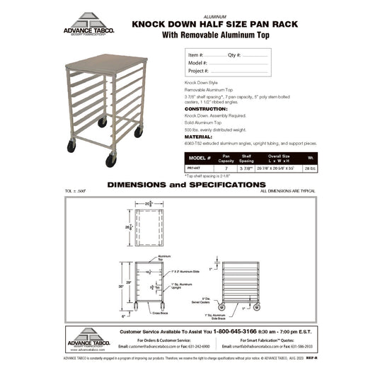 Spec Sheet
