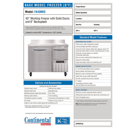 Spec Sheet