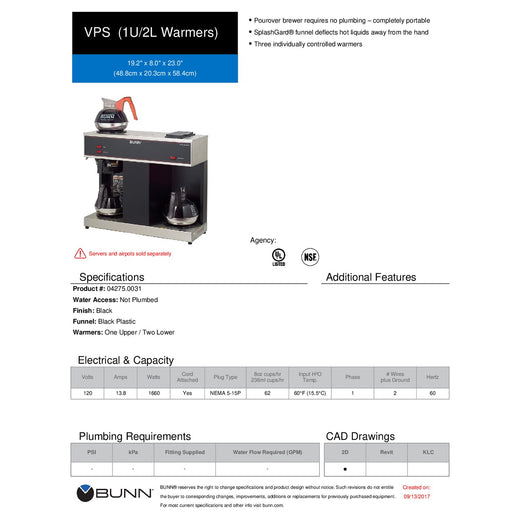 Spec Sheet